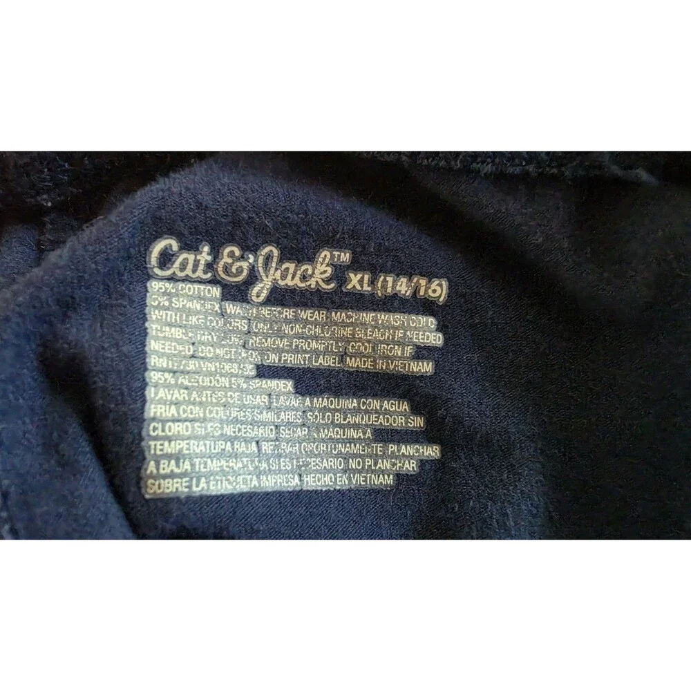 Cat & Jack Girl's Blue Capri Leggings Size XL (14/16)